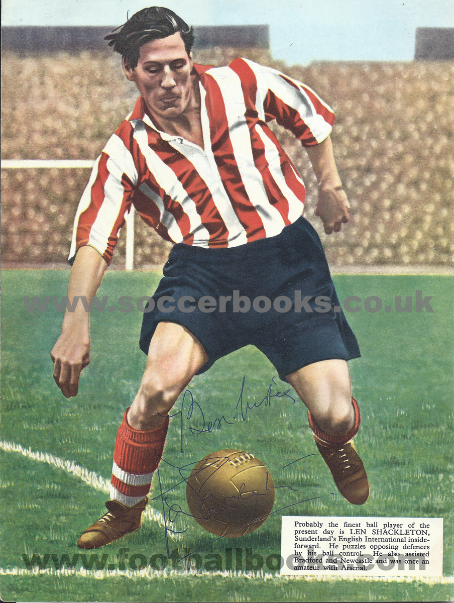 Signed Originals by 1950's and 60's icons of the game – SOCCER BOOKS