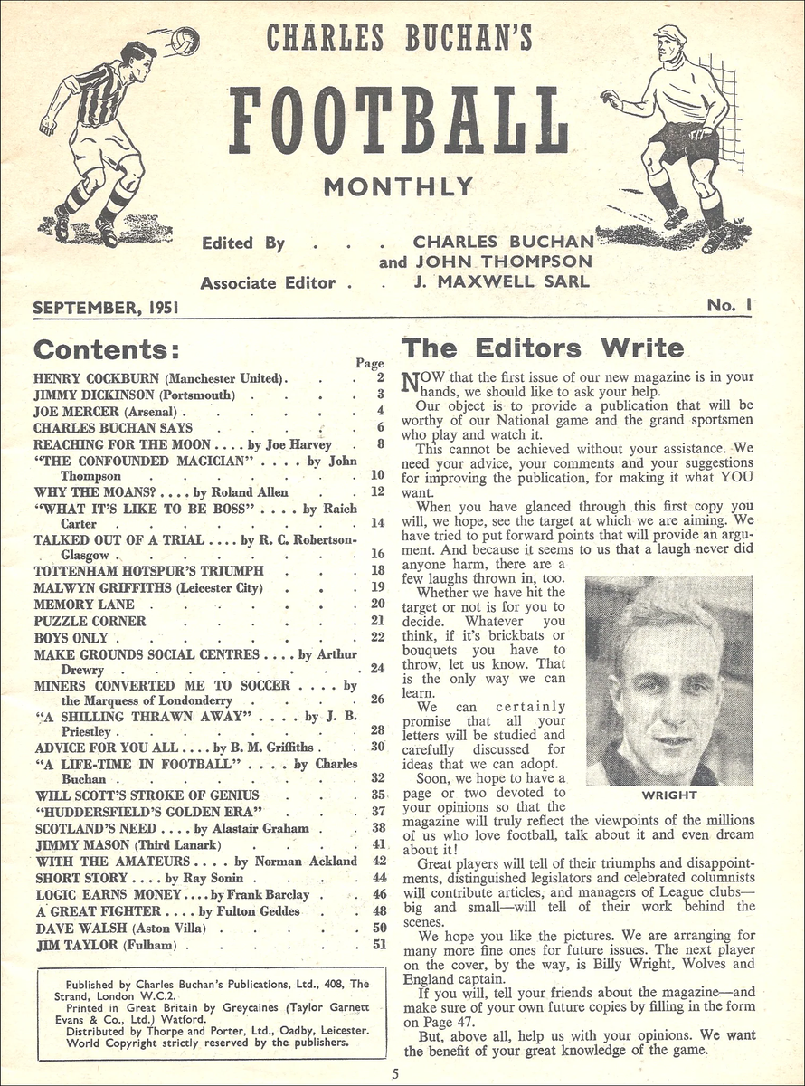 A collection of Charles Buchans magazines