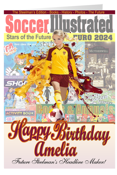 Motherwell F.C. Birthday Cards for Boys and Girls