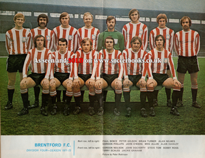 Brentford Football Club 1971-72