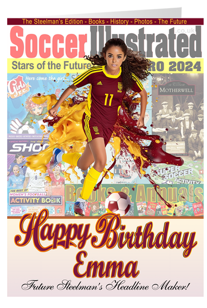 Motherwell F.C. Birthday Cards for Boys and Girls