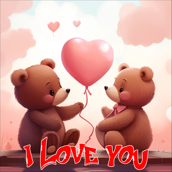 The Bears Saying, "I Love You," Greeting Card Collection
