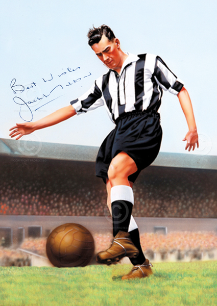 Jackie Milburn 'Wor Jackie' Newcastle United Memory Greeting Card #nufc