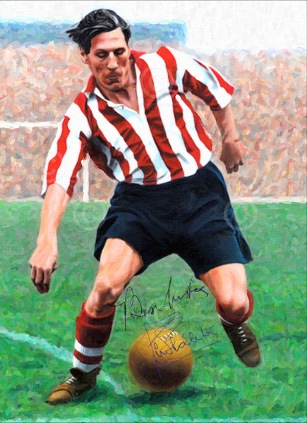 Len Shackleton 'Clown Prince of Soccer' Sunderland AFC Memory Greeting Card #safc