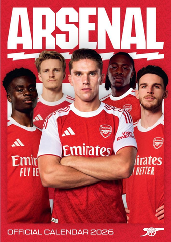 Arsenal FC Official A3 Calendar 2026