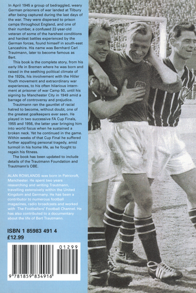 Bert Trautmann Manchester City The Biography