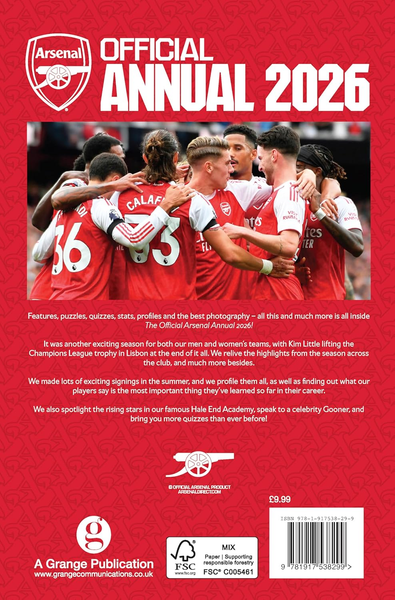 Arsenal F.C. Official Annual 2026