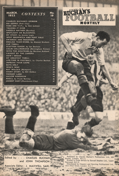 Charles Buchan’s Football Monthly March 1953
