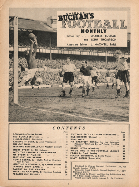 Charles Buchan’s Football Monthly June 1953