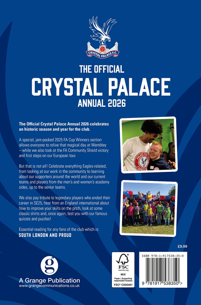 Crystal Palace FC Official Annual 2026