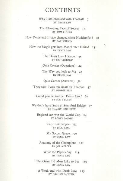 Denis Law's Book of Soccer No.1