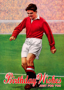 Duncan Edwards Manchester United Memory Greeting Card #mufc