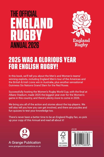 England Rugby Official Annual 2026
