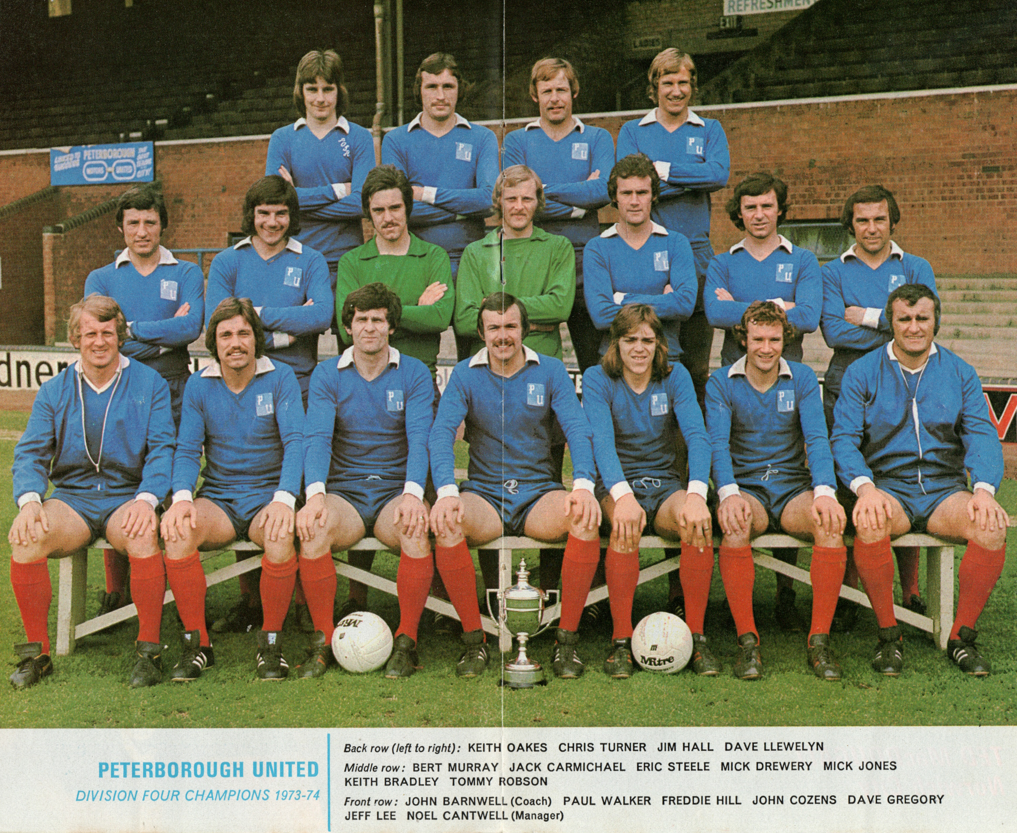 Peterborough United Team Photo 1973-74 ~ Your Dad, Grandad, or another Relative in this team photo