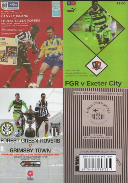 Forest Green Rovers a Programme History
