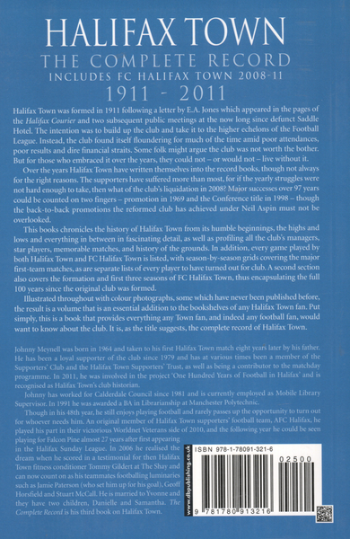 Halifax Town: The Complete Record 1911-2011