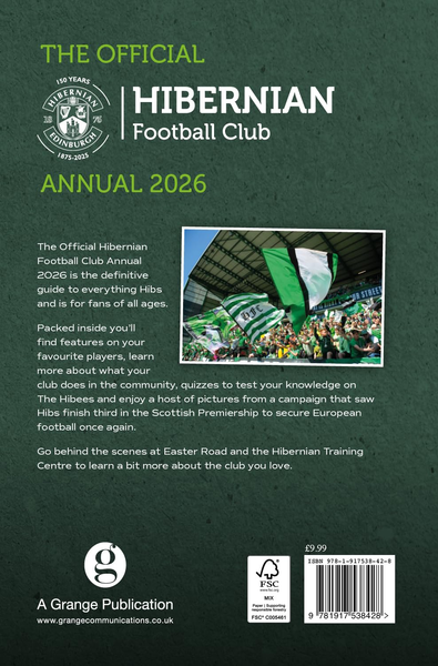 Hibernian FC Official Annual 2026