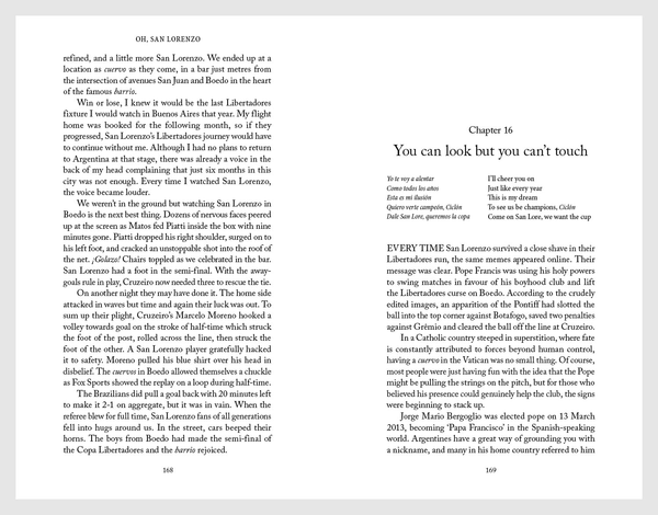 Oh, San Lorenzo : A Journey through Argentine Football Culture