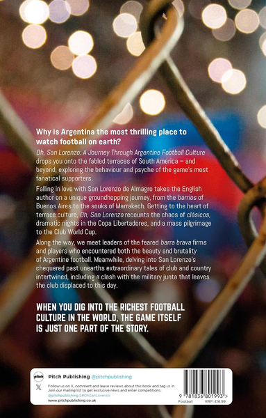 Oh, San Lorenzo : A Journey through Argentine Football Culture