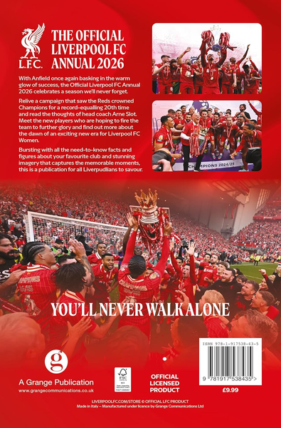 Liverpool FC Official Annual 2026