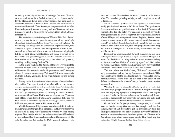 My Arsenal Life: Doubles, Invincibles, Glory and Despair