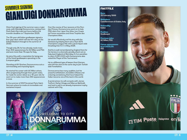 Manchester City FC Official Annual 2026