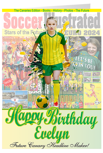 Norwich City F.C. Birthday Cards for Boys and Girls