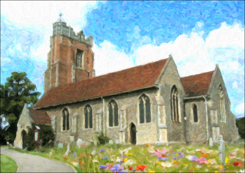 St Andrews Church, Church Hill, Earls Colne, Essex CO6 2RG ~ A5 Postcard