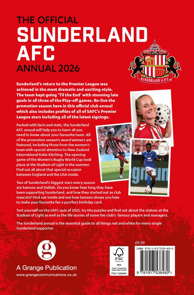 Sunderland AFC Official Annual 2026