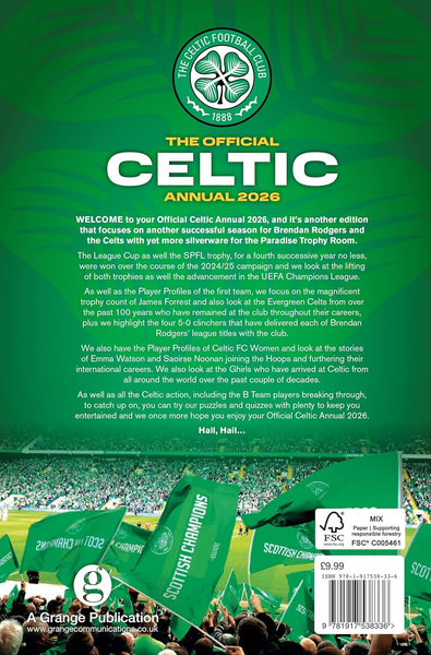 Celtic Football Club Official Annual 2026