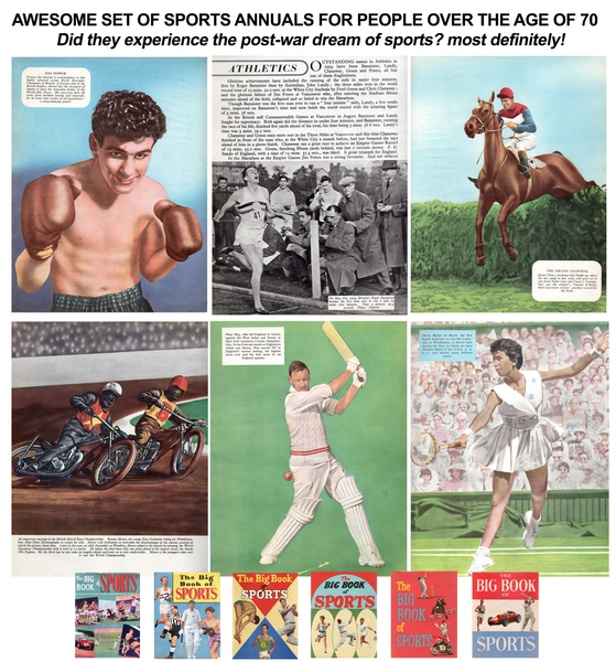 The Big Book of Sports Circa 1950's