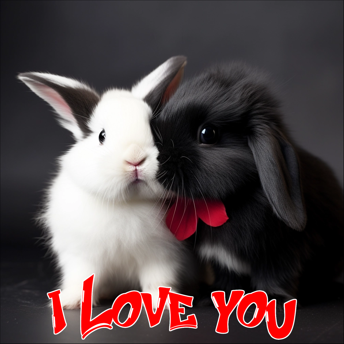 We Love You Rabbit The Rabbits Saying,