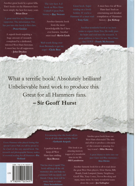 A History of West Ham United - The Upton Park Years 1904-2016