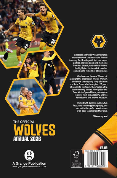 Wolverhampton Wanderers FC Official Annual 2026