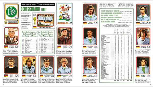 World Cup Panini Football Collections 1970-2026